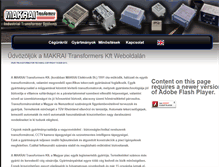 Tablet Screenshot of makrai.hu